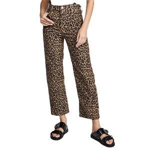 Levi’s Ribcage Leopard Corduroy Gehu Ankle Straight